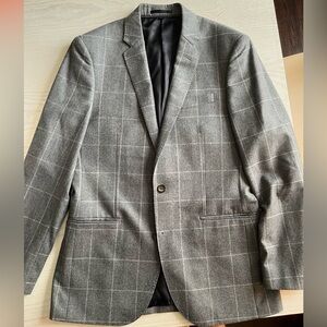 J. Crew Ludlow windowpane suit jacket 38R